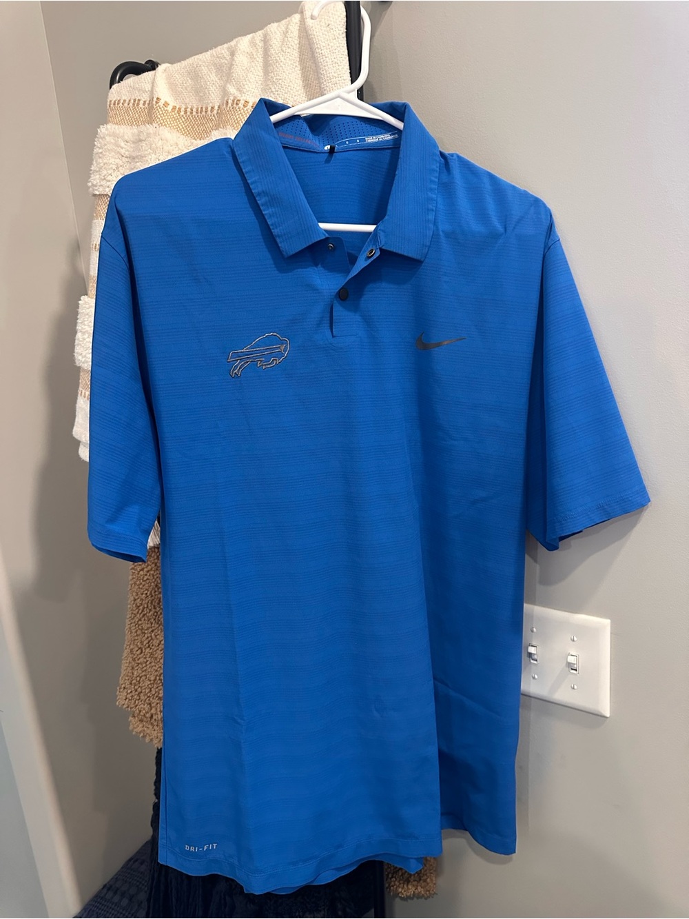 Nike Tiger Woods Collection with Buffalo Bills Embroidery Golf Polo